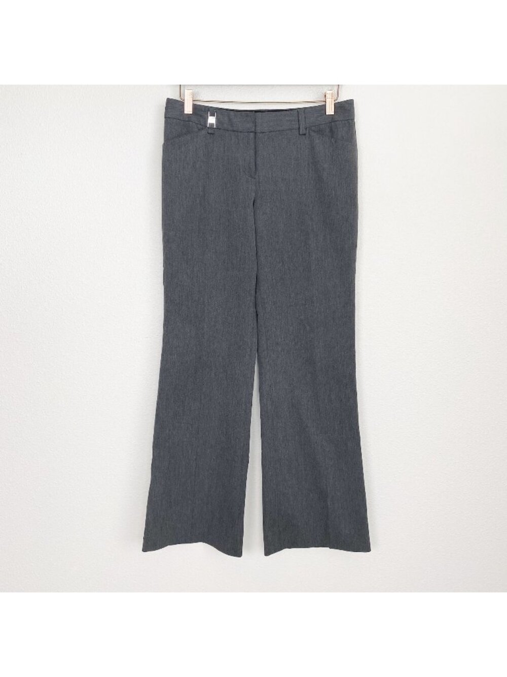 Express Editor Womens 4 Gray Dress Pants Trousers Career Work Office
